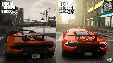 GTA 5 REDUX 1.5 2018 VS GTA 4 CryENB v3 2018 Ultimate Graphics comparison #3