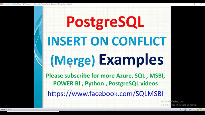 Postgresql Tutorials | Insert on Conflict in Postgresql | insert ,update in single query in postgres