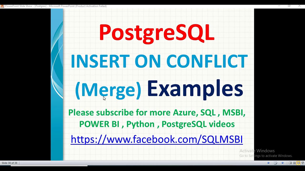 Postgresql Tutorials | Insert On Conflict In Postgresql | Insert ,Update In Single Query In Postgres