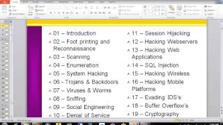 CEHv9 Online Webinar