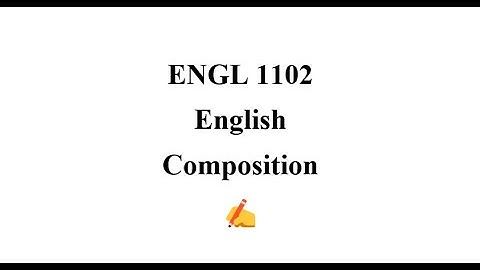 ENGL 1102 Introduction Video