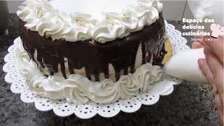 CHANTILLY COM LEITE CONDENSADO E GANACHE - RECHEIO E COBERTURA DE BOLO