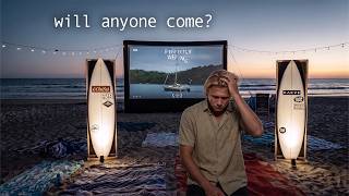 I tried to premiere a surf film as an average surfer...