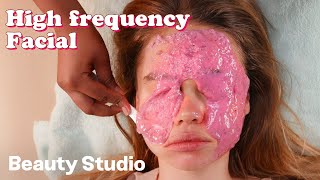 INSANE ASMR High frequency Facial For Perfect skin!! | Beauty Studio