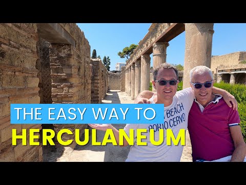 How to get to Herculaneum  and Pompeii from Naples - (Part One) July 2020