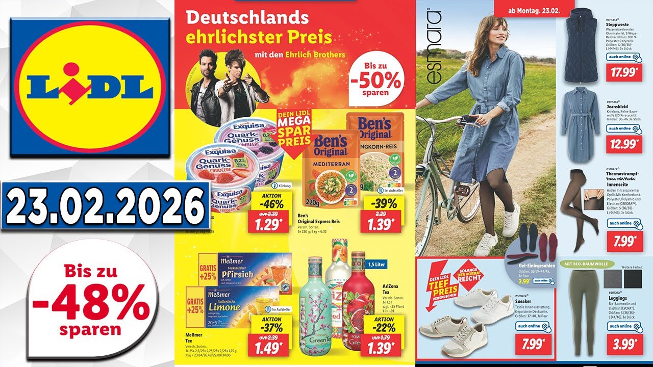 LIDL Prospekt Diese Woche – Gültig von 23.02.2026-  Angebote werbung