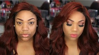 My AFFORDABLE Everyday Makeup Tutorial |  Morphe 35O Palette & Coloured Raine