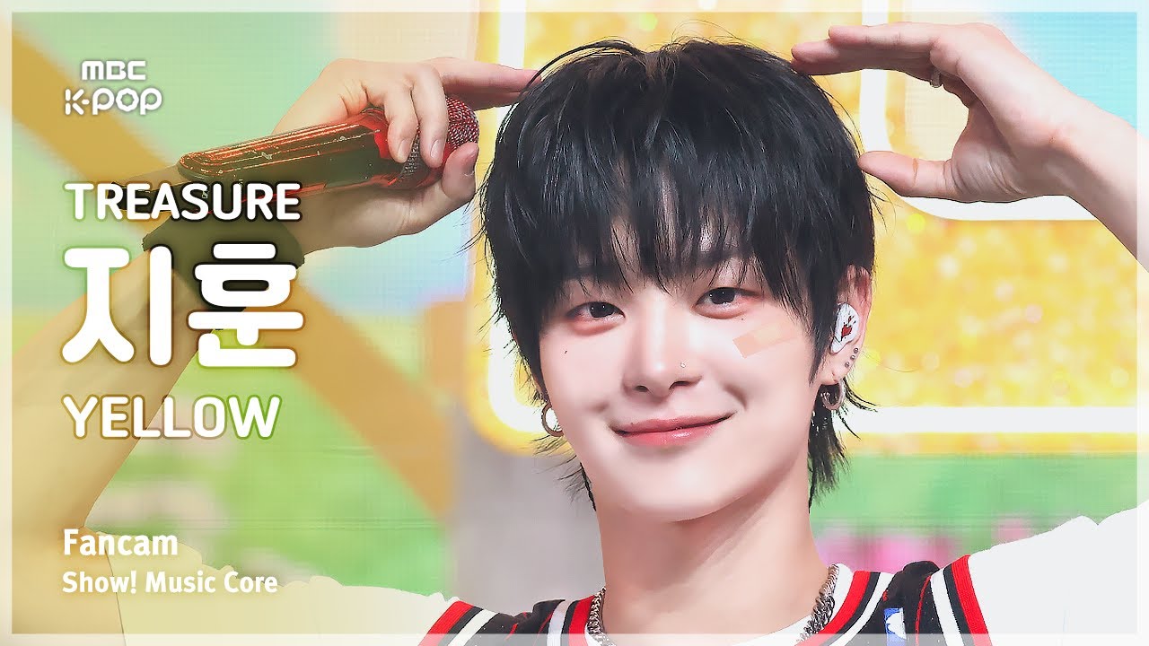 [#음중직캠] TREASURE JIHOON (트레저 지훈) – YELLOW FanCam | 쇼! 음악중심 | MBC250315
