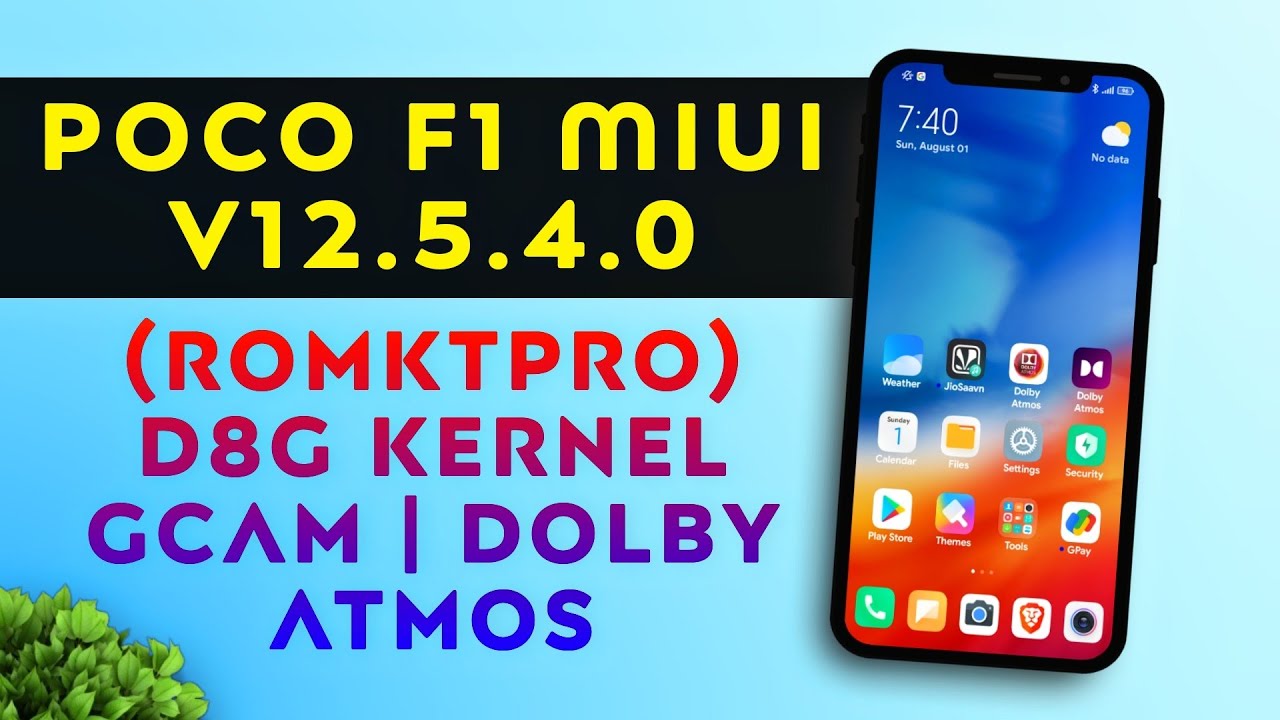POCO F1 MIUI v12.5.4.0 Stable Android 11 (RomktPro) + D8G Kernel | GCam ...