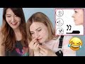 TRYING WEIRD JAPANESE KOREAN BEAUTY PRODUCTS ft. WishtrendTV