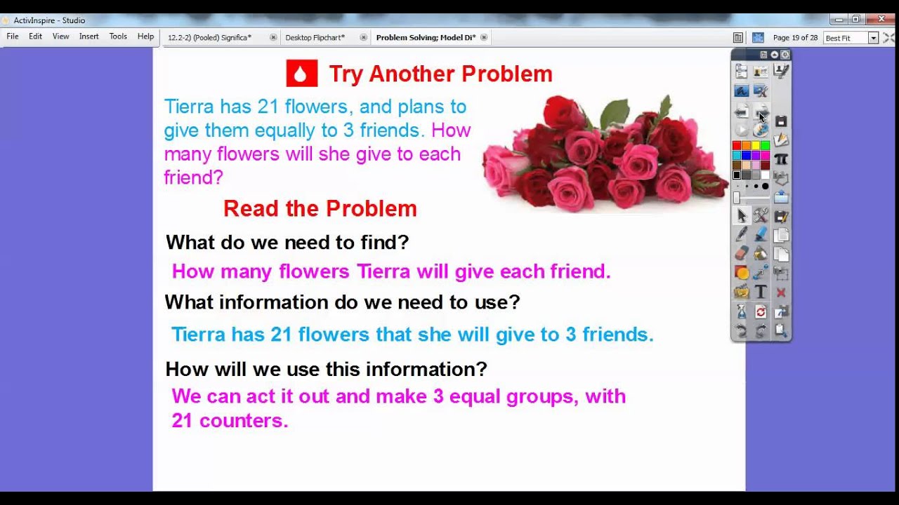 problem solving model division lesson 6 1 answer key