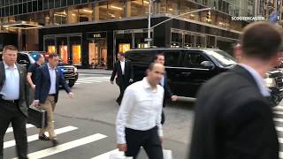 Netanyahu Israel PM in Midtown Manhattan 09.29.2018