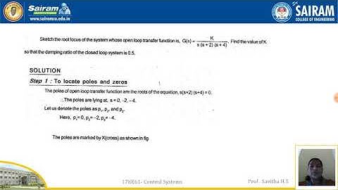 Lecture video_17EE61_Module 4_Root locus problems_Savitha