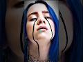 إطلالة بيلي إيليش المستوحاة من فيلم الدمعة السوداء مستوحاة من رسومات المعجبين Billieeilish Sh 