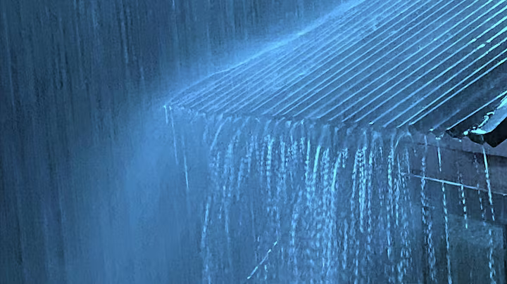 🔴 Heavy Rain on a Tin Roof for Sleeping 24/7, Sleep Instantly with Rain Sounds & Thunder at Night