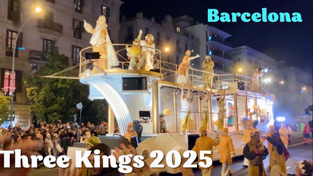 Cabalgata de Reyes Magos 2025 Barcelona | Magical Three Kings Parade in Spain