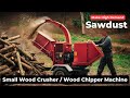 sawmill owner's problem of waste wood solved with sawdust wood chipper machine