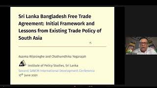 Sri Lanka-Bangladesh Free Trade Agreement: Framework and Lessons from Trade Policy of South Asia