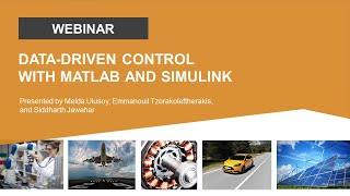 Data-Driven Control with MATLAB and Simulink