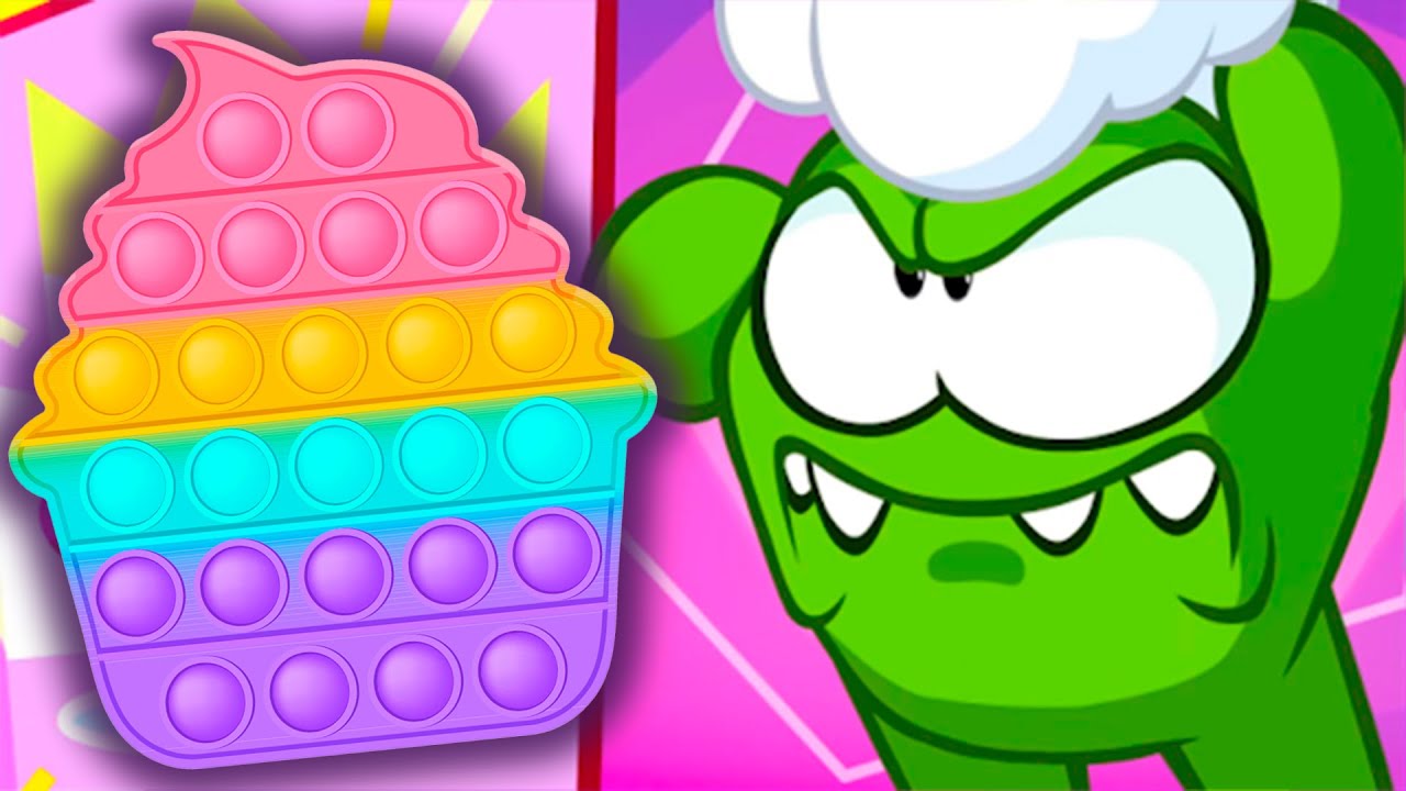 ⁣Om Nom Geschichten 💚  Pop It Herausforderung 💚  Super Toons TV - Cartoons auf Deutsch