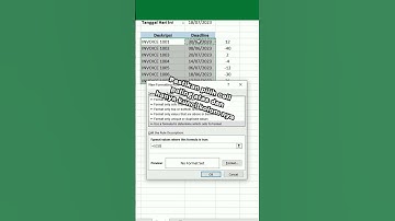 Cara Pemakaian Conditional Formatting untuk Tanggal Deadline