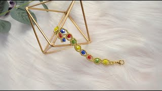 Beebeecraft idea on making bracelet with glass beadsa and seed beads