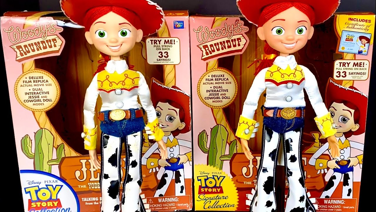 Toy Story Collection Jessie VS Toy Story Signature Collection Jessie, t...