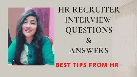 HR Recruiter | HR Recruiter Interview Question & Answers #HR #recruiter #interview #readytogetupdate