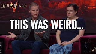 The Diablo 5 Panel Was Weird