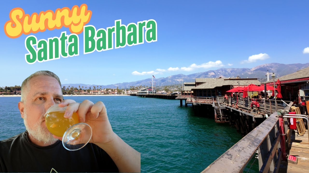 One Day in Santa Barbara, Southern California - Tacos, Sterns Wharf, Mission, State Street
