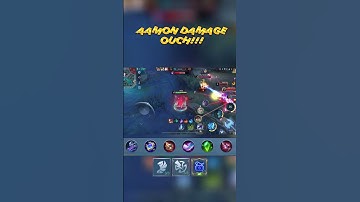 AAMON HIGH DAMAGE 😵😂😂 MOBILE LEGENDS #shorts #shortsvideo #mobilelegends #mlbb