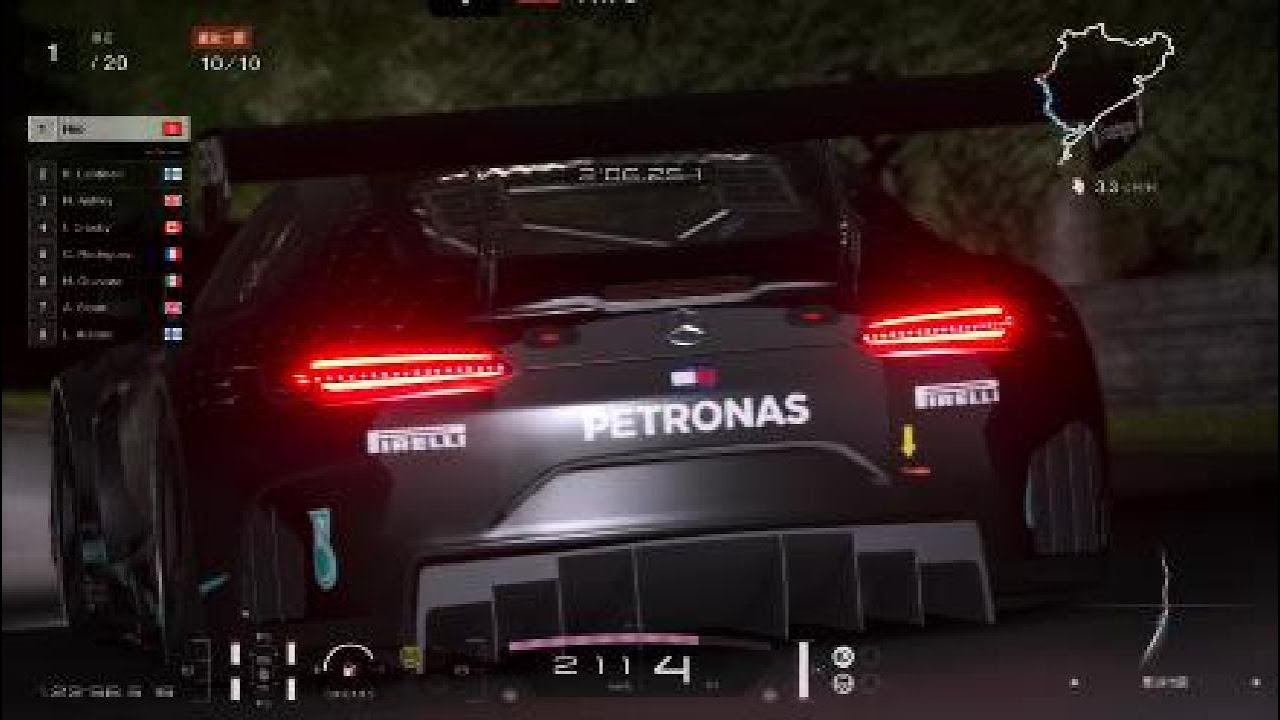 Gran Turismo 7 | Mercedes-AMG GT3 ’16 | Nürburgring Nordschleife (Germany) | Midnight Race Victory