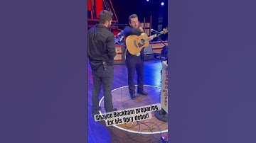 Thumbnail of Chayce Beckham Opry debut Soundcheck!