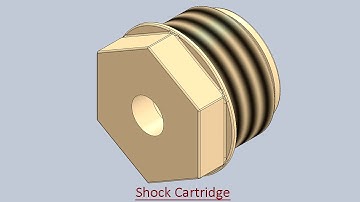 Shock Cartridge (Video Tutorial) SolidWorks
