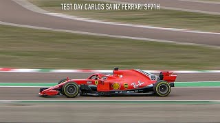 Carlos Sainz test Ferrari SF71H at Fiorano Circuit! 27/01/2021