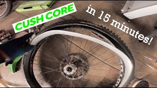 How I install Cushcore in 15 Minutes. Zip-tie Method.