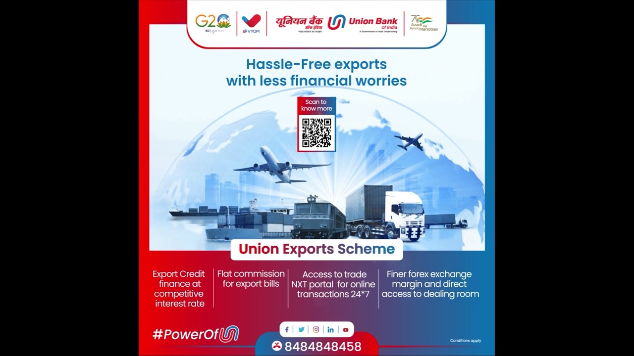 Union Exports Scheme | Union Bank Of India | Amrit Mahotsav
