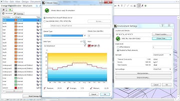 ARCHICAD Energy Evaluation - Location and Climate Settings