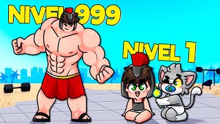 ¡PASAMOS de los MÁS FUERTES a BEBÉS en ROBLOX! 💪😱 LOS COMPAS INVICTOR Y ACENIX