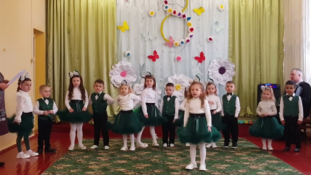 Matineu ”8 Martie” 2024, Grupa mijlocie, Grădinița de copii „Fluieraș” Vancicăuții Mari, Cernăuți.