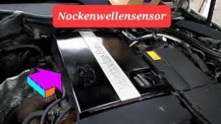 Mercedes w203 w204 camshaft sensor sensor car vehicle change removal c200 m271 w211