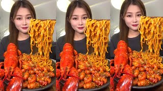 Yuyu Mukbang Foodnoodle Seafood Asmr Eating Ep 02