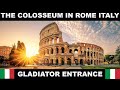 THE COLOSSEUM FLOOR TOUR IN ROME ITALY - GLADIATOR ENTRANCE