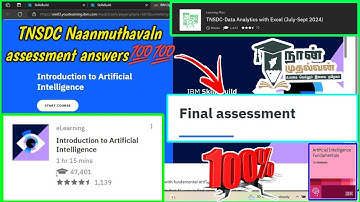 (Final Assessment)Introduction to Artificial IntelligenceTNSDC Assessment answers💯 #tnsdc #ibm