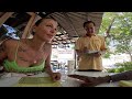 Force fed breakfast by famous model in thailand