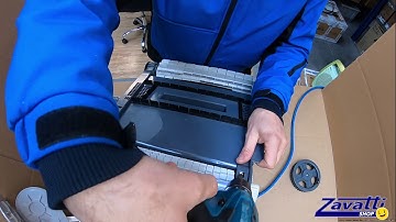 How to replace the front active brush of the Dolphin Maytronics S200, E30, E40i pool robot