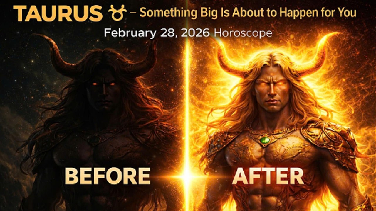 TAURUS ♉ — Something Big Is About to Happen for You  February 28, 2026 Horoscope