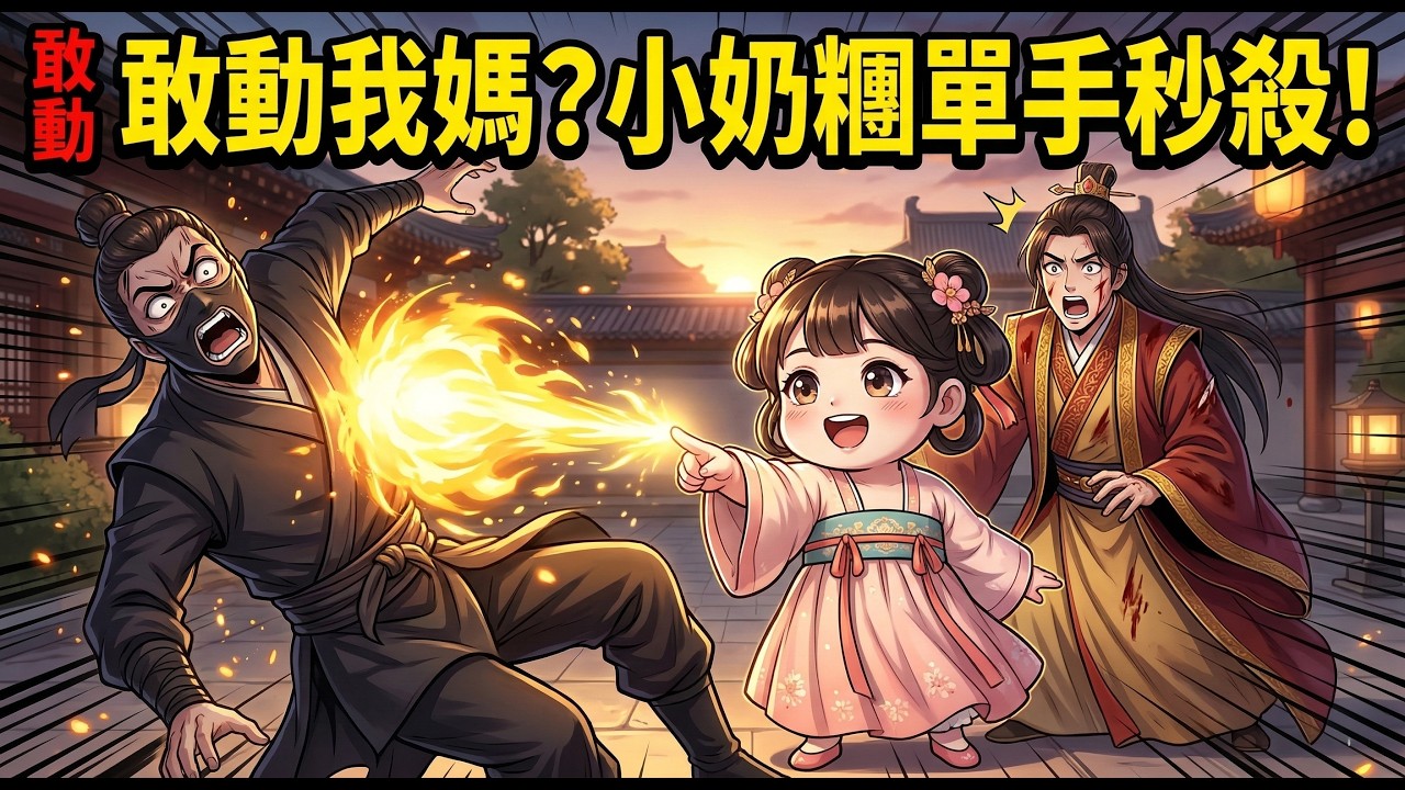 【完整版短劇】❤️這閨女沒白撿！殺伐果斷的冷血王爺，竟被一個4歲小奶團拿捏，秒變女兒奴！#短劇