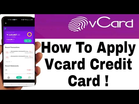 Vcard Credit Card apply | How to use Vcard Credit Card | Total limit Transfer saving Account |