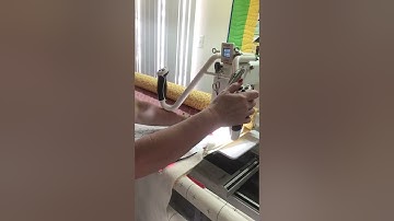 Video #5 Using pantographs from the front of my longarm - finishing the last row